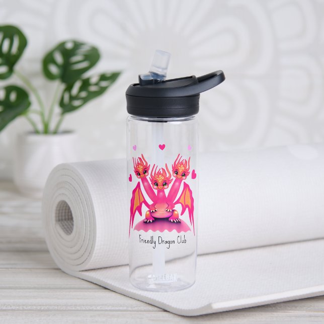 Pink dragons trinkflasche (Yoga (gedreht))