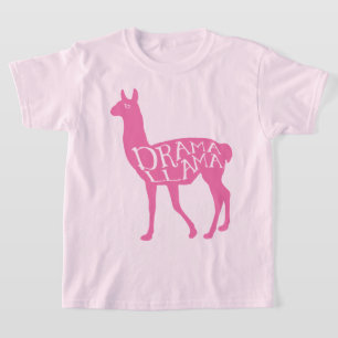 Pink Drama Llama T - Shirt