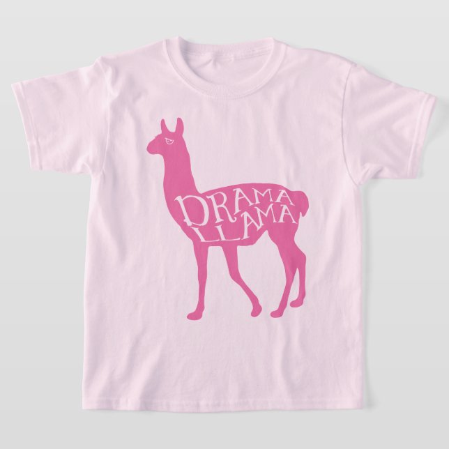 Pink Drama Llama T - Shirt (Ablage )
