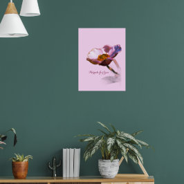 Pink Dream Blume - Elegante Fantasy Nature Poster