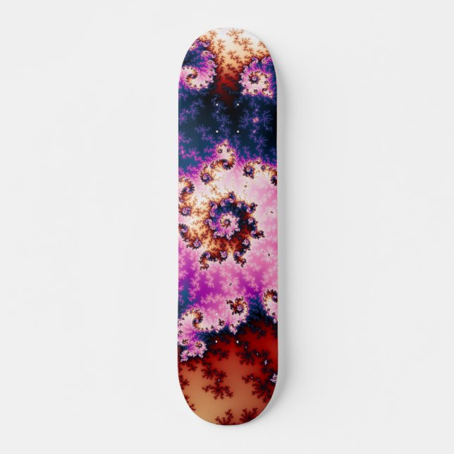 Pink Dream - Fraktal Skateboard (Vorne)