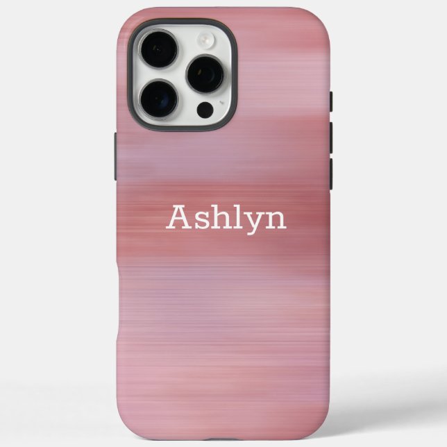 Pink Dream Stripes Case-Mate iPhone Hülle (Rückseite)