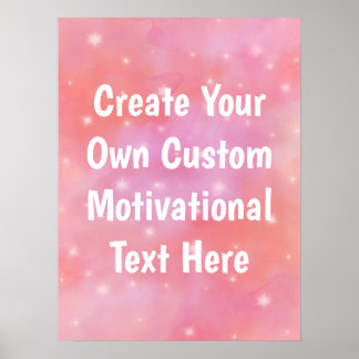 Pink Dreamstars - Motivierend Angebot Poster