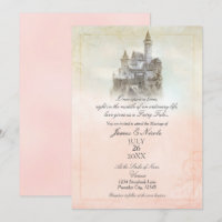 Pink Dreamy Fairy Tale Storybook Burg Hochzeit
