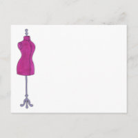 Pink Dressform Modedesign Nähen Mannequin
