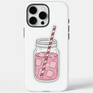 Pink Drink Mason JAR Handy Case