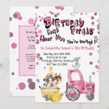 Pink Drive by Birthday Landtiere