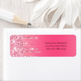 Pink Driving Glitzer Girly Trendy Chic Return