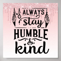 Pink Driving Glitzer Inspiration Zitat Poster