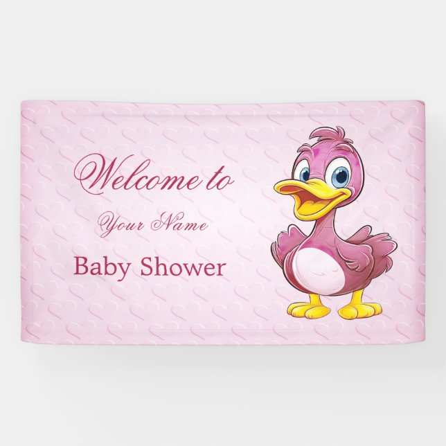Pink Duck Banner (Horizontal)
