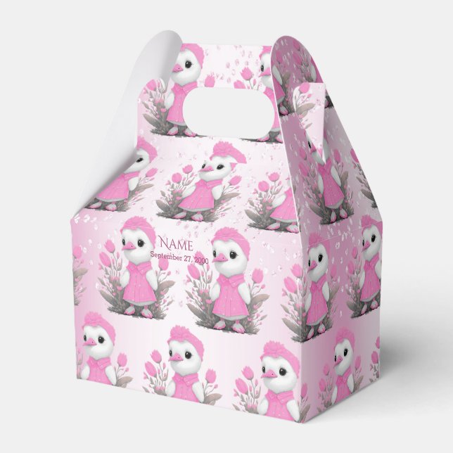 Pink Duck Favor Box Geschenkschachtel (Vorderseite)