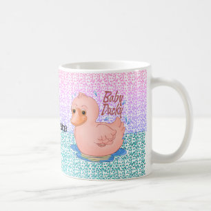 Pink Ducky Baby Girl Kaffeetasse