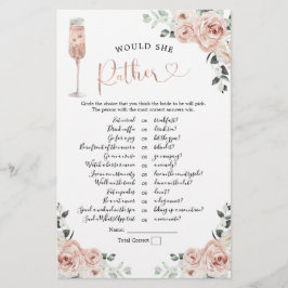 Pink Dusty Rose Petals Prosecco würde sie eher