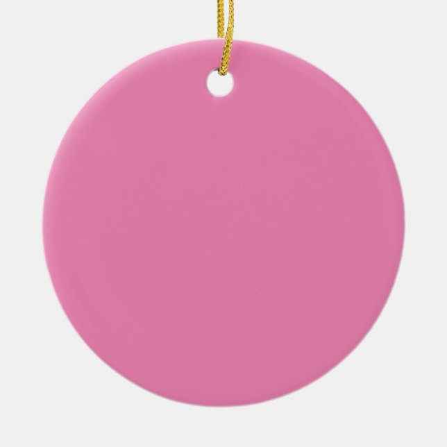 Pink #EF8484, Cadillac Pink Keramik Ornament (Vorne)