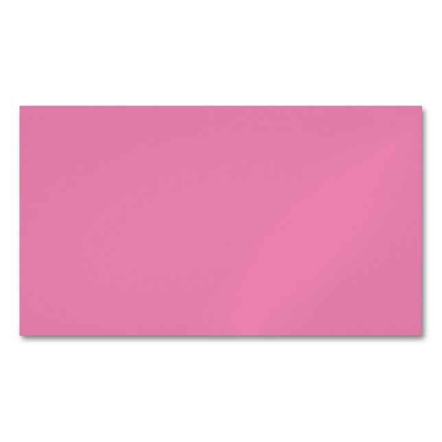 Pink #EF8484, Cadillac Pink Magnetische Visitenkarte (Vorderseite)