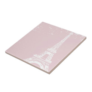Pink Eiffelturm Keramik Tiles Fliese