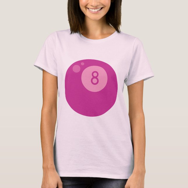 Pink Eightball T-Shirt (Vorderseite)