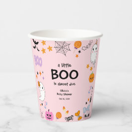 Pink eine kleine Niedliche Ghost Halloween Kinderd Pappbecher