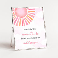Pink - eine kleine Ray of Sunshine Envelope Statio