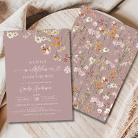 Pink eine kleine Wildblume Boho Babydusche