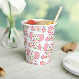 Pink Elephant Baby Dusche Pappbecher
