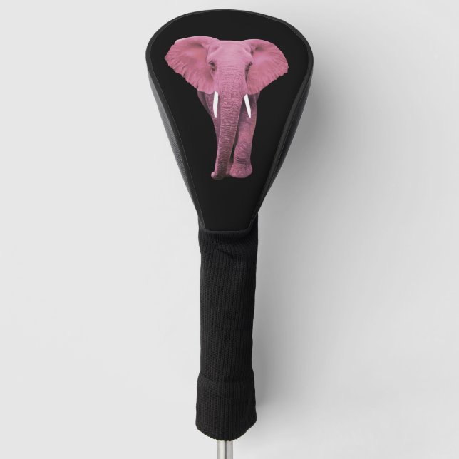 Pink Elephant Golf Headcover (Vorderseite)