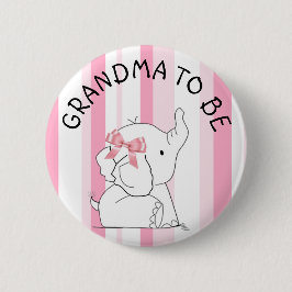 Pink Elephant Oma zu Baby Showroom Button