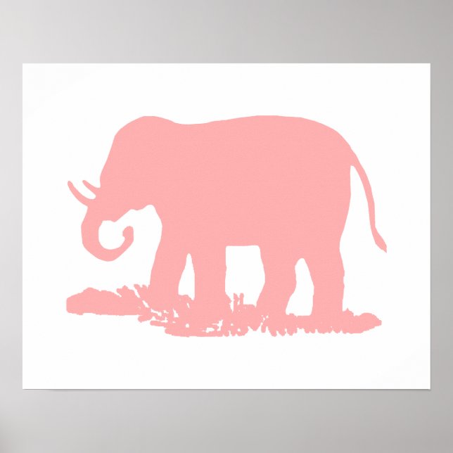 Pink Elephant Poster (Vorne)