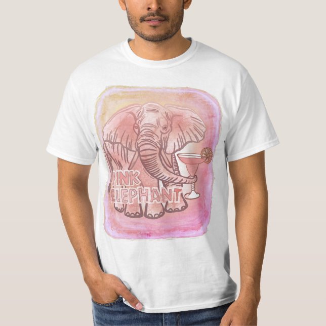Pink Elephant T - Shirt (Vorderseite)