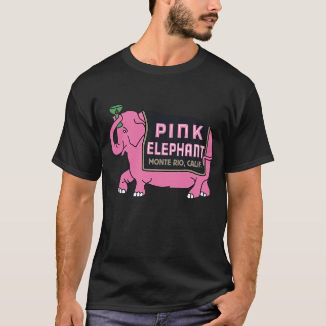 Pink Elephant T-Shirt (Vorderseite)