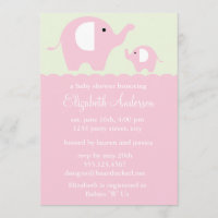 Pink Elephants Babydusche