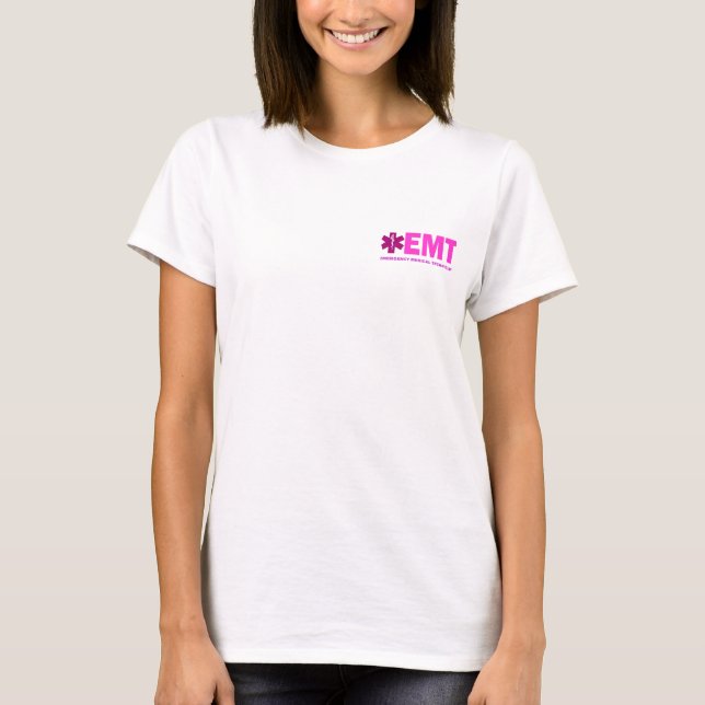 Pink-EMT-Crew T-Shirt (Vorderseite)