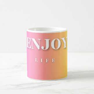 Pink Enjoy Life Tasse