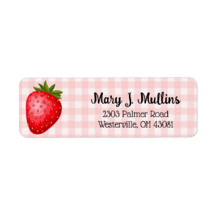 Pink Erdbeere   Pink Gingham