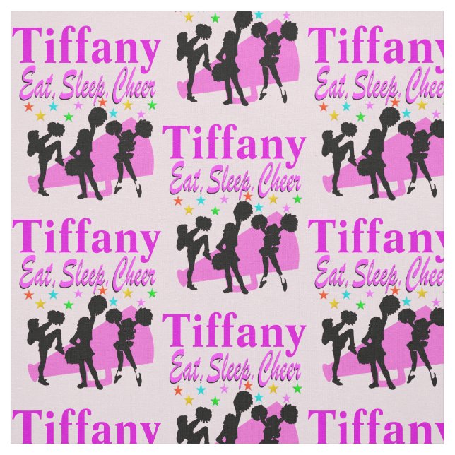 PINK ESSEN, SCHLAFEN, KIRCHE PERSONALISIERT FABRIK STOFF (Muster)