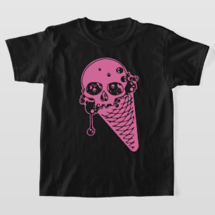 Pink Evil Ice Creme Cone T - Shirt