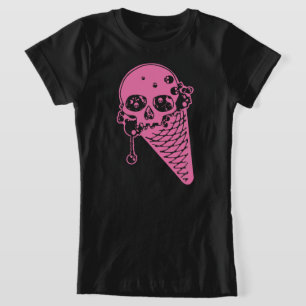 Pink Evil Ice Creme Cone T - Shirt