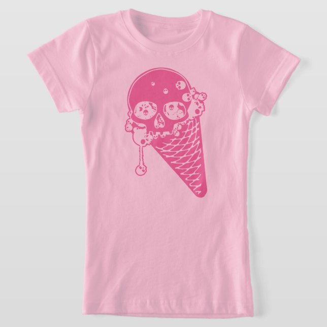 Pink Evil Ice Creme Cone T - Shirt (Ablage )