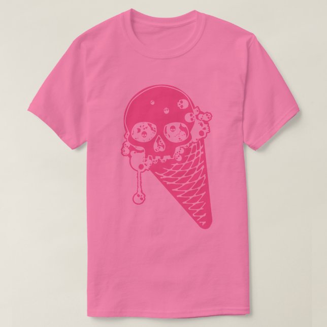 Pink Evil Ice Creme Cone T - Shirt (Design vorne)
