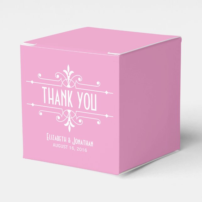 Pink-Extravagant-Ziervogelkasten Geschenkschachtel (Vorderseite)