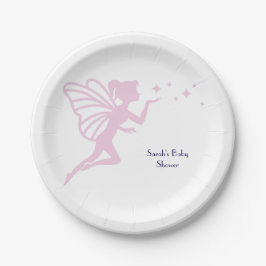 Pink Fairy Dust Pappteller