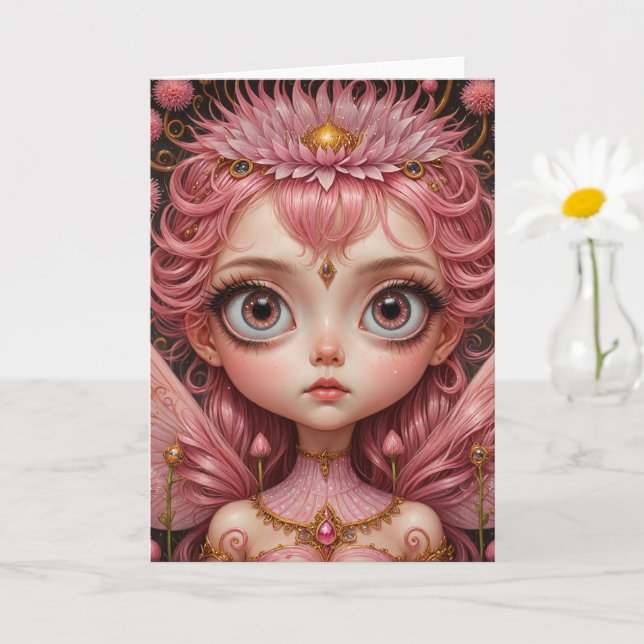 Pink Fairy Karte (Kleine Pflanze)