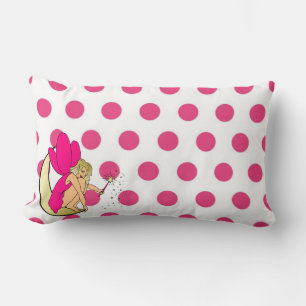 Pink Fairy Throw Kissen