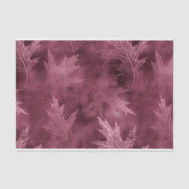 PINK FALL AUTUMN LEAVES SEIDENPAPIER