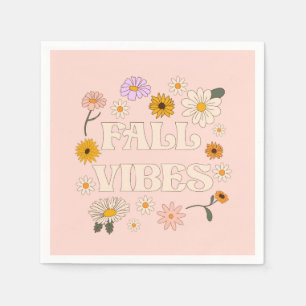 Pink Fall Vibes Serviette