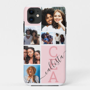 Pink Family Friends Name der Monogram-Collage Case-Mate iPhone Hülle