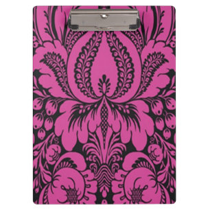 Pink Fantasy Floral Clipboard Klemmbrett