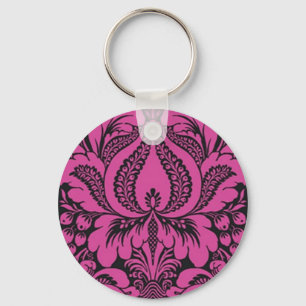Pink Fantasy Floral Key Chain Schlüsselanhänger