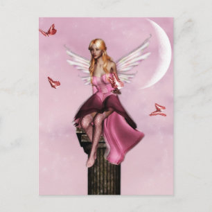 Pink Fantasy Postcard Postkarte