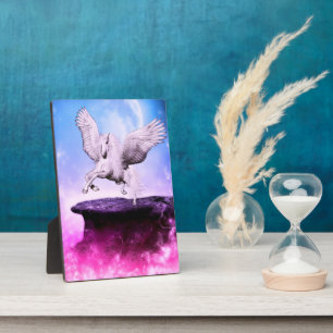 Pink Fantasy Unicorn Fotoplatte